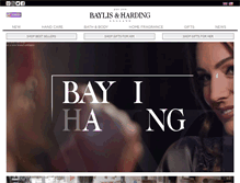 Tablet Screenshot of baylisandharding.com